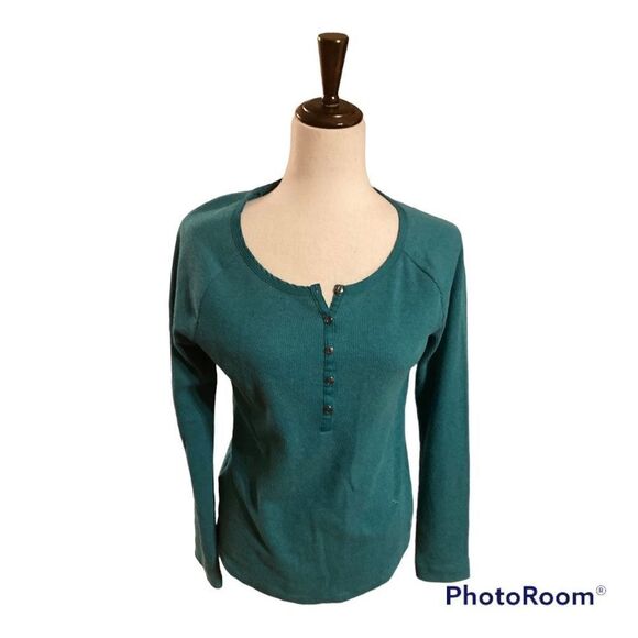 Eddie Bauer Forest Green Outdoor Top - Picture 1 of 8